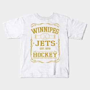 Vintage Jets Hockey Kids T-Shirt